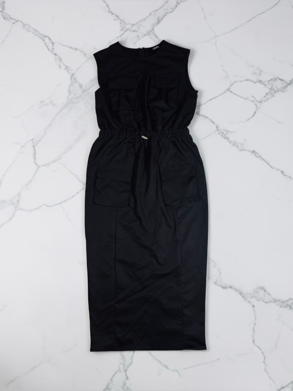 NWT Cider Black Sleeveless Dress Size m travelcore minimalist athleisure corp